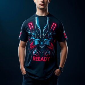 GLITCH Boss Fight Ready Shirt Homme