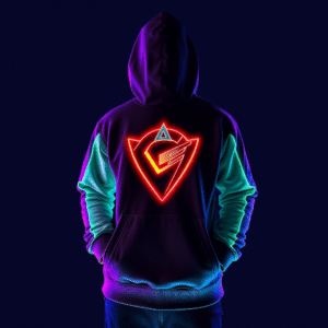 GLITCH Cyberpunk GLITCH Hoodie Homme