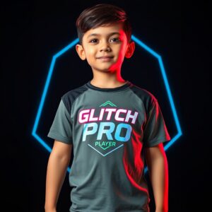 GLITCH Future Pro Player Tee Enfant
