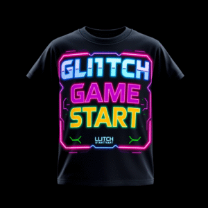 GLITCH Game Start Tee Enfant