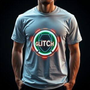 GLITCH Gaming Mode Activated Tee Homme