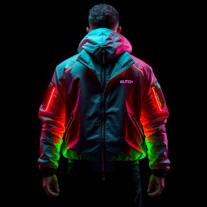 GLITCH GLITCH Bomber Jacket Homme