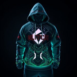 GLITCH GLITCH Gaming Hoodie Homme