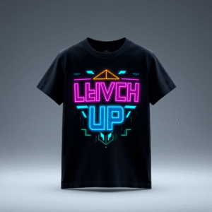 GLITCH Level Up Kid T-Shirt Enfant