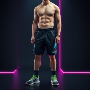 GLITCH Level Up Shorts Homme