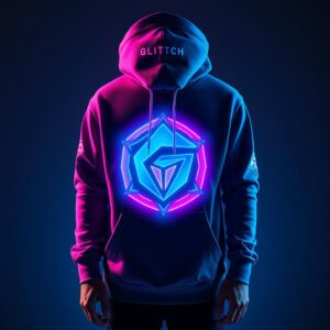 GLITCH RGB Dreams Hoodie Homme