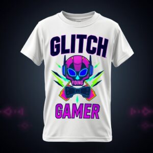 GLITCH Young Boss Gamer Shirt Enfant