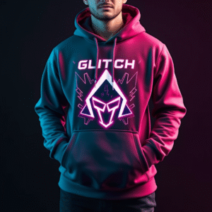 TEST GLITCH GLITCH Gaming Hoodie Homme