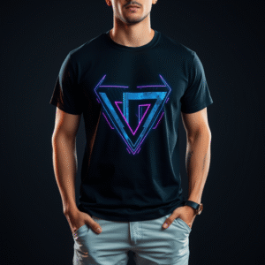 TEST GLITCH GLITCH Logo Tee Homme